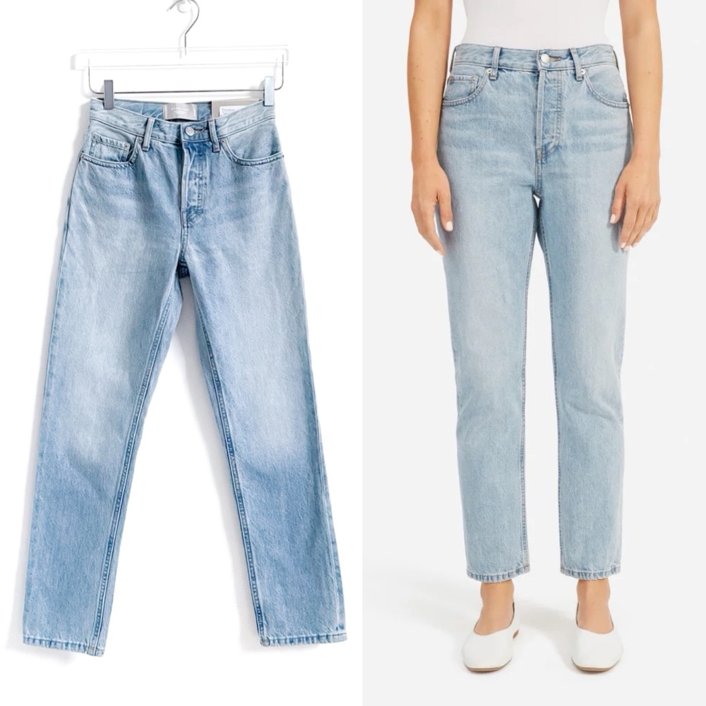 Everlane The ’90s Cheeky Jean, Vintage Sunbleached Blue Jeans Size 24